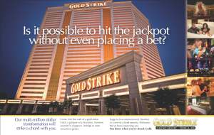 GoldStrike...Jackpot Hotel -ad